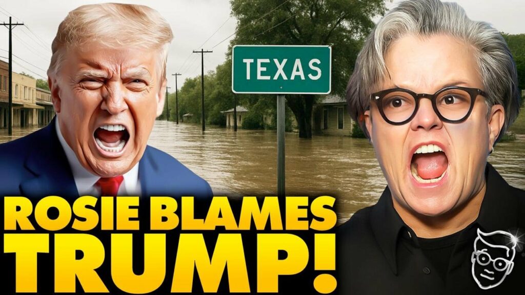 Rosie O’Donnell Blames Texas Flood on TRUMP in Psychotic Meltdown, Karoline Leavitt Goes Savage-Mode