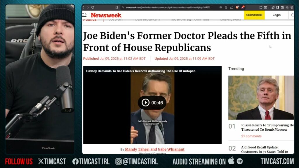 Biden Doctor PLEADS THE FIFTH, Refuses To Testify To Congress, Biden Pardons ARE VOID | Tim Pool