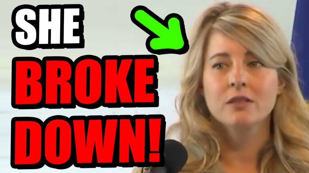 Incoherent Canadian leader is LOSING HER MIND over Trump 😂