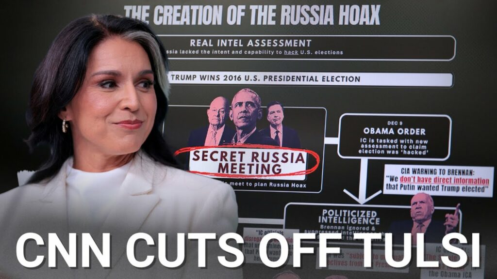 CNN interrupts Tulsi Gabbard’s press conference as she exposes Obama administration
