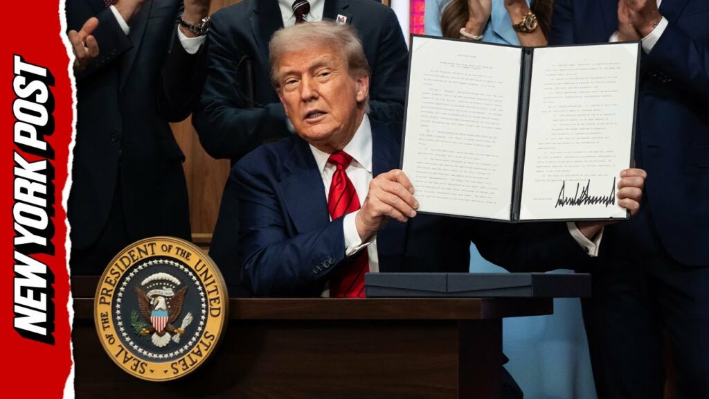 Trump Pokes Fun at Biden’s AUTOPEN During Signing LOL