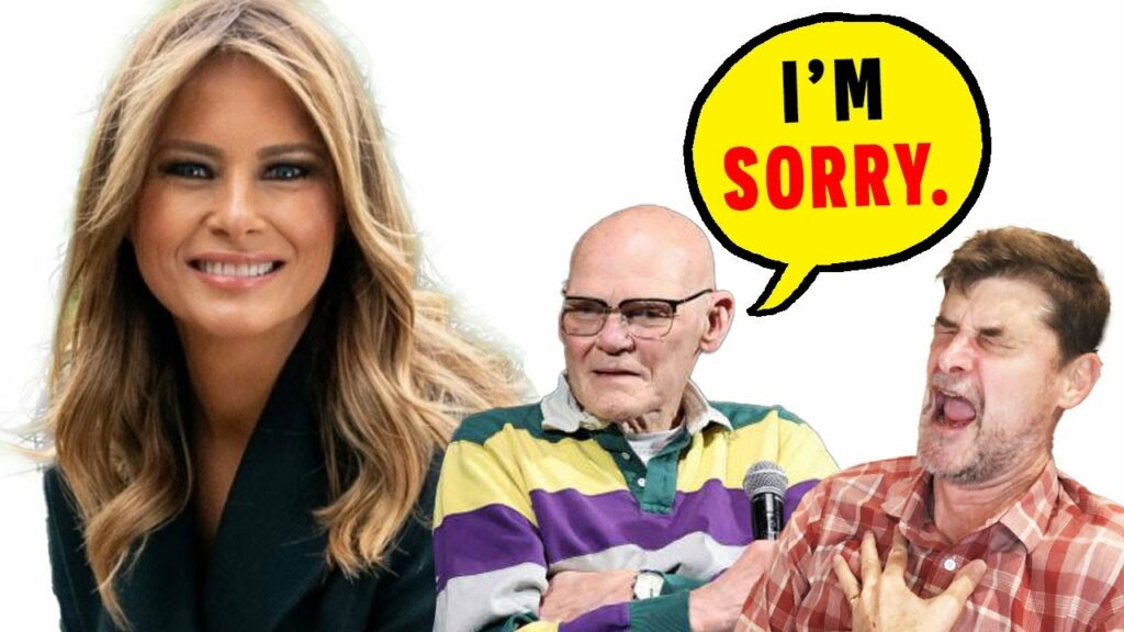WHOA! – Melania Trump Scandal Breaks Internet – First Lady Gets Apology From James Carville