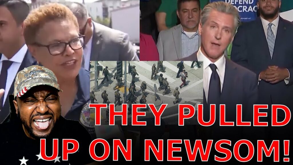 Democrats LOSE IT Over ICE RAID ARRESTING Illegals Outside Newsom Election Rigging Press Conference!