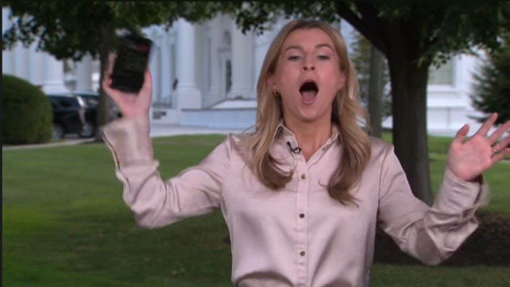 Reporter Walks Out Of White House – Bursts Into Tears On Live TV