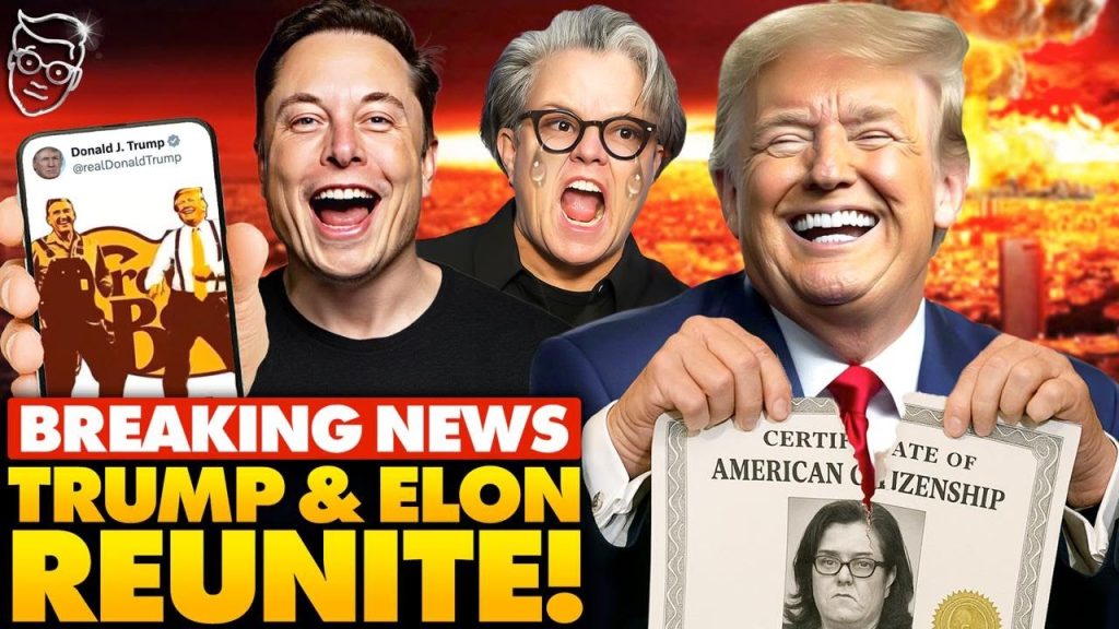 Trump Reunites With Elon Musk To Break Internet in Meme Rampage, Rip US Citizenship Away from Rosie