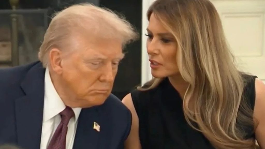 Melania Trump Caught On Hot Mic – What She Whispered Stunned Reporters