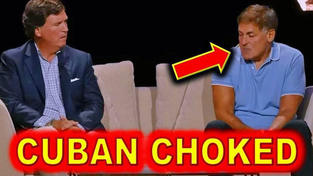 Tucker Carlson Makes Mark Cuban SWALLOW his TONGUE…..Literally…..