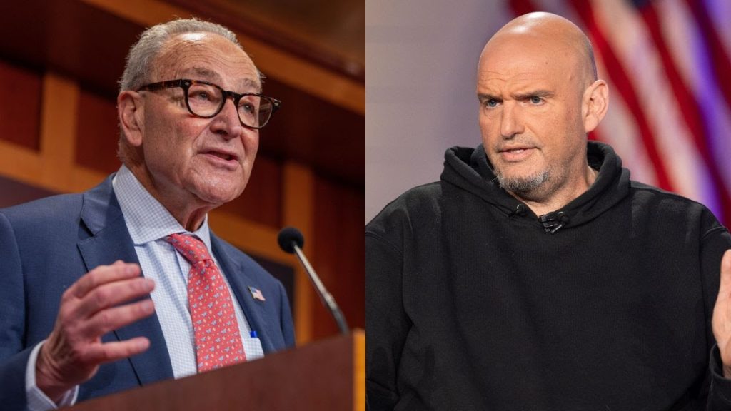 BREAKING: Fetterman Turns On Schumer — He Is With Trump