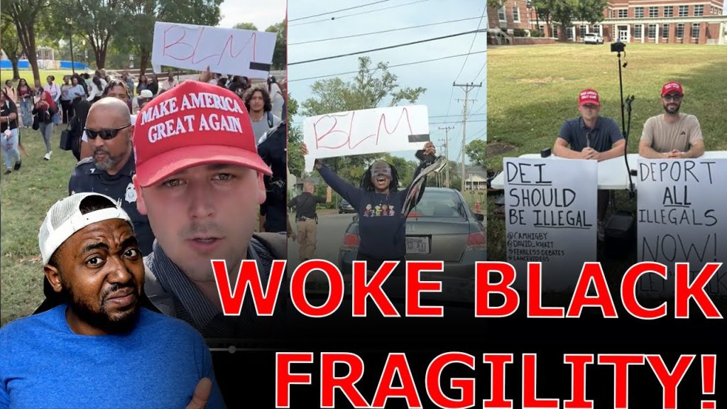 FRAGILE WOKE Black Students LOSE THEIR MINDS RAGING Over MAGA Debate Tour On HBCU College Campus!