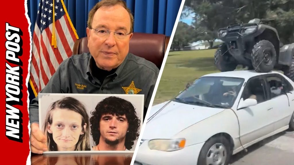 Thieves Strap Stolen Four-Wheeler to Car Roof in Wild Theft