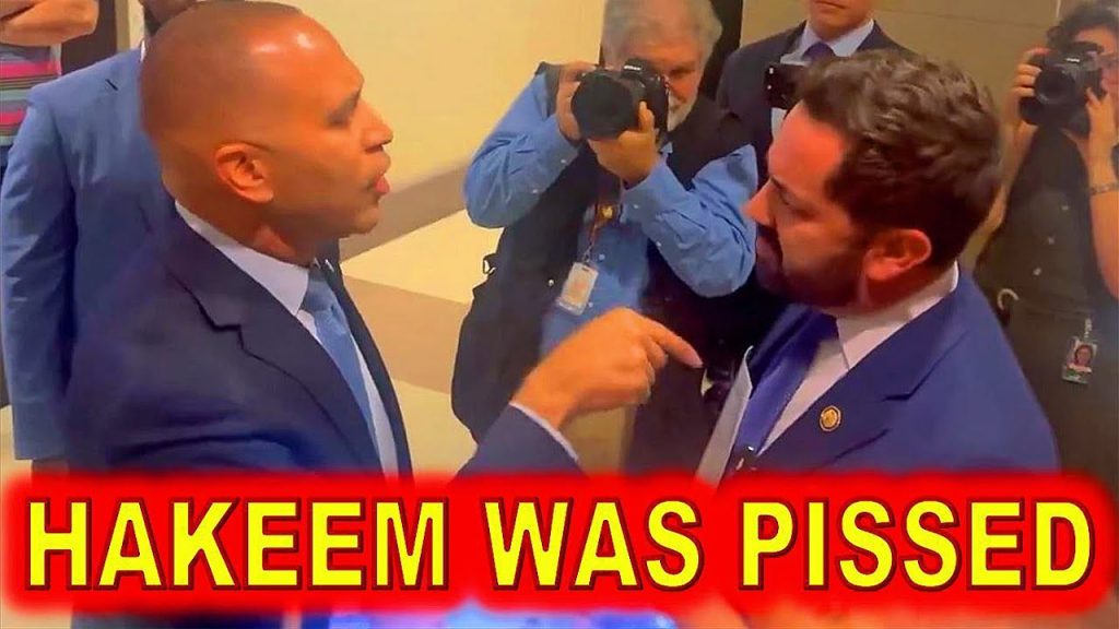Hakeem Jeffries FLIPS-OUT on NY Rep Mike Lawler Today in SHOUTING Match…..