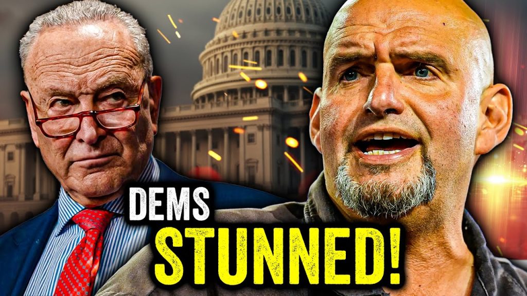 John Fetterman LEAVES The Democrat Party LIVE ON STAGE!!!