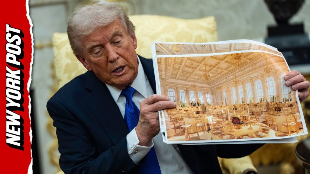 ‘Third-Rate Reporter’: Trump SLAMS Journalist Over White House Ballroom Question