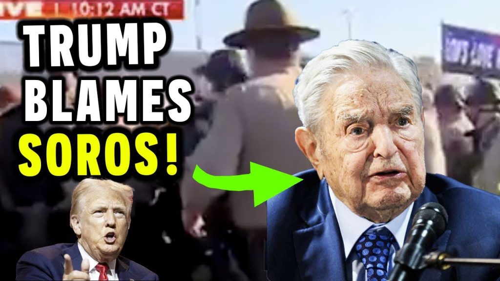 Oh WOW! Trump NAMES George Soros in Paying For ANTIFA Riots!!!