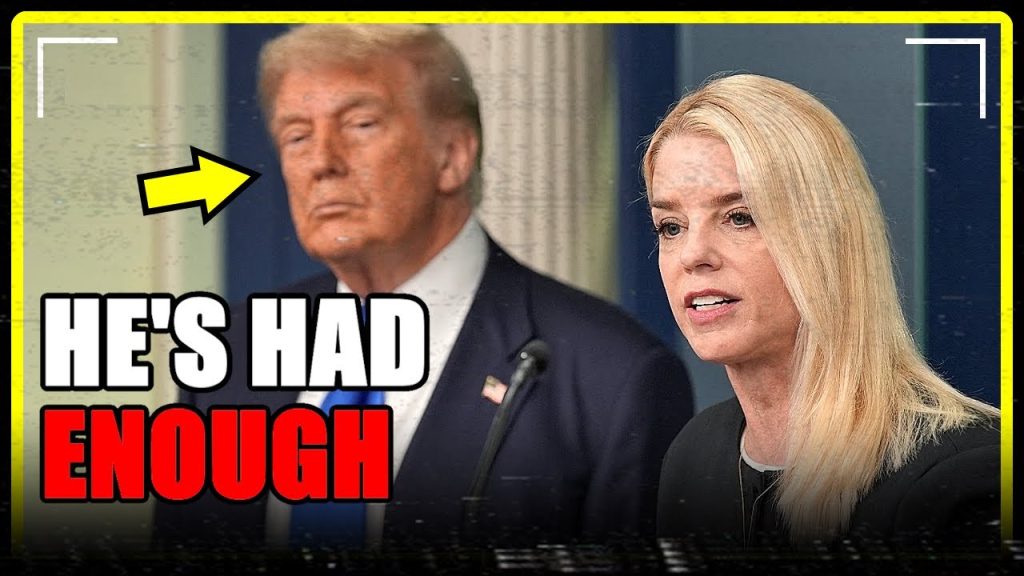 Pam Bondi is in HOT WATER.
