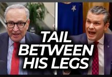 Pete Hegseth Humiliates Chuck Schumer in Front of the Press