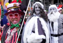 You’ve Never Seen This Many Santas Partying in One Place