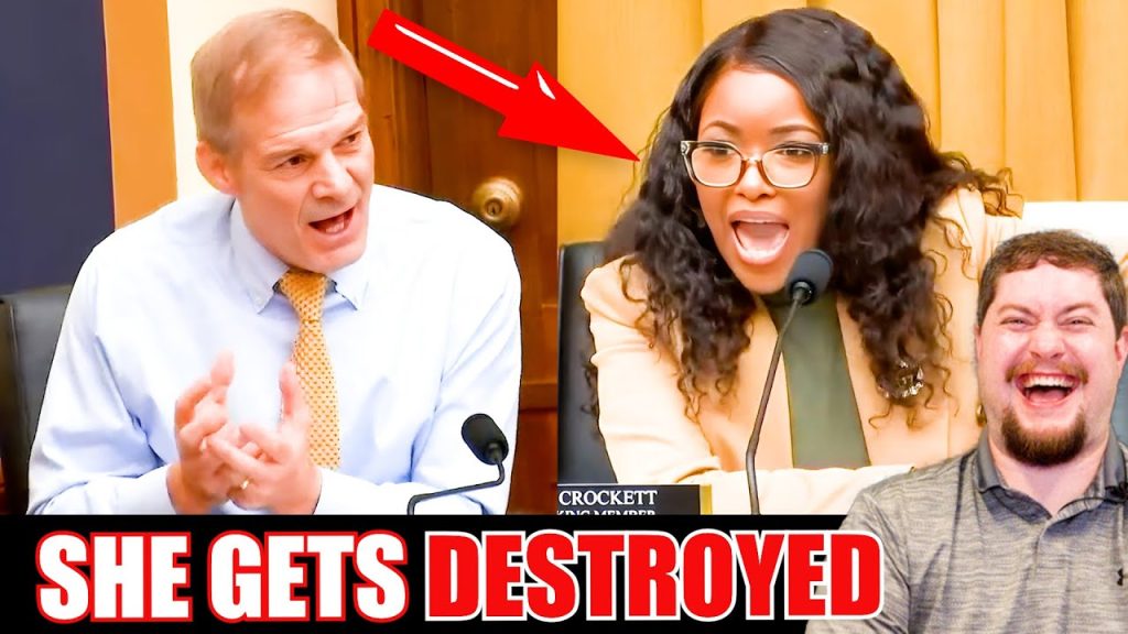 Jim Jordan SHUTS UP theatrical Jasmine Crockett, SCHOOLS her in front of the entire country