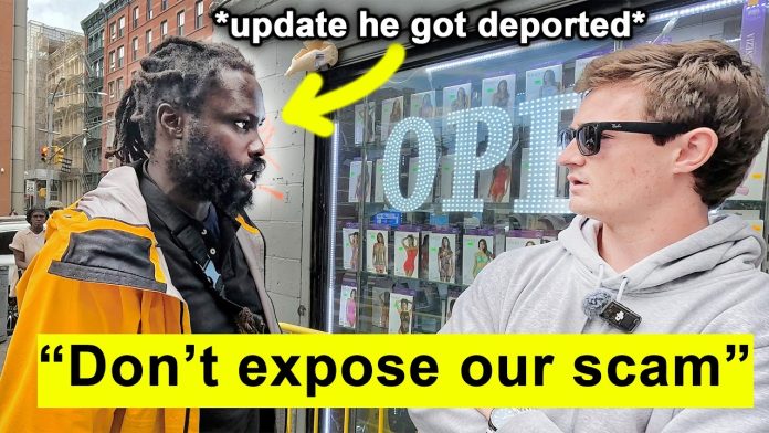 I Confronted Dangerous Migrant Scammers in NYC | Canal Street