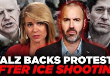 Tim Walz’s Real Motive for Backing Anti-ICE Protests Will Blow Your Mind