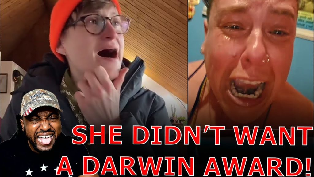Liberal White Woman IN TEARS After Realizing She DOESN’T Want A DARWIN Award For Obstructing ICE!