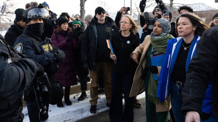 Feds Ambush Ilhan Omar - ICE Protest Implodes