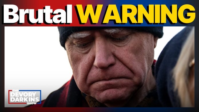 Trump drops BRUTAL WARNING on Tim Walz as rioters burn Minneapolis