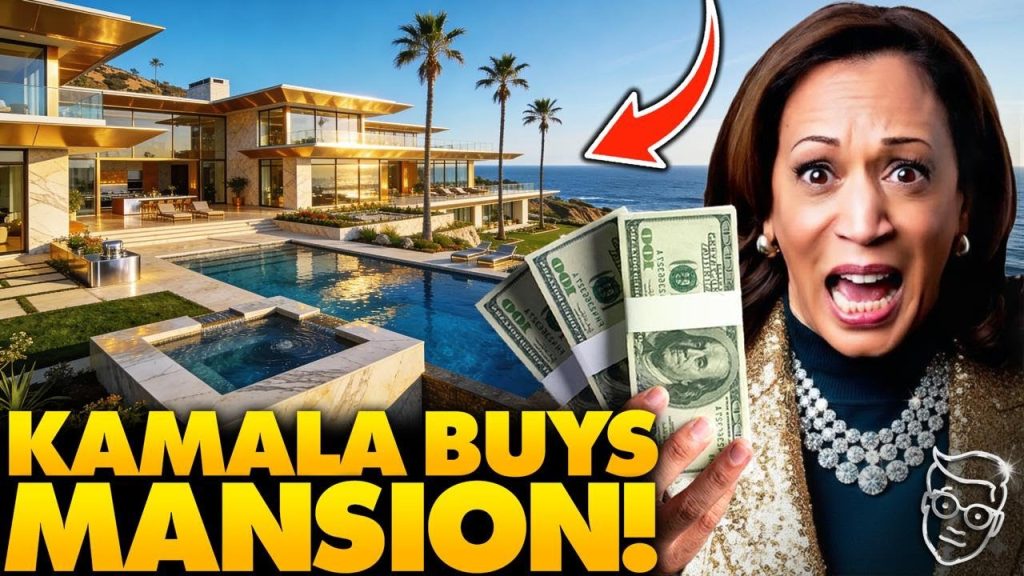 Kamala Harris Buys New  Million Oceanfront MEGA Mansion With MASSIVE Border Wall, New Pics EXPOSED