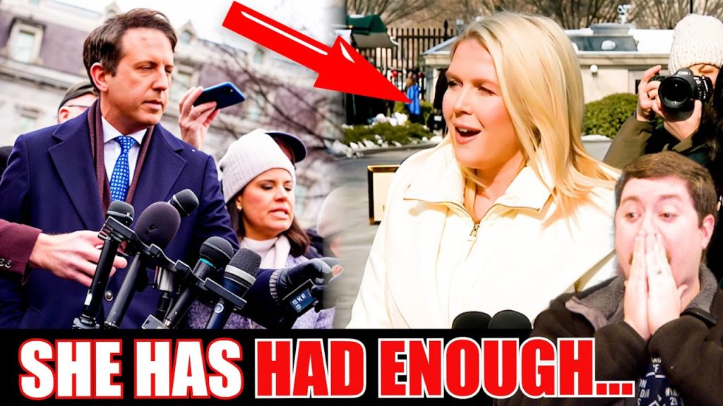 Karoline Leavitt gets surrounded by anti-Trump reporters, what she does next is pure FIRE