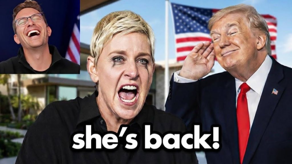Ellen SURRENDERS! Flees Back to America… Ellen SURRENDERS! Flees Back to America…