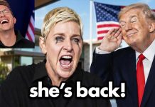 Ellen SURRENDERS! Flees Back to America…