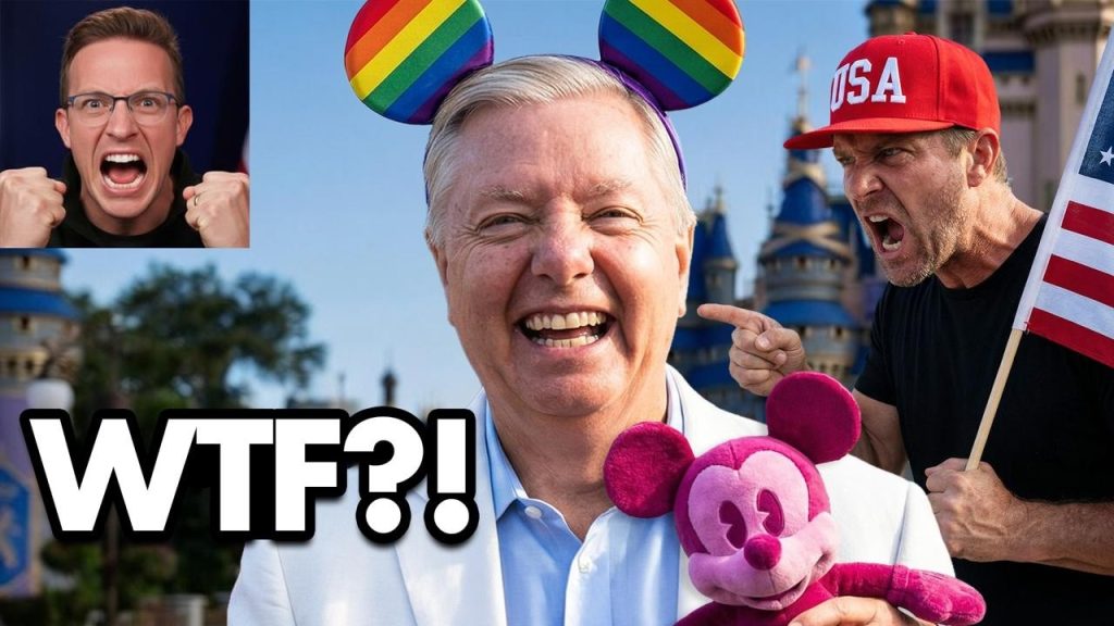 Lindsey Graham CAUGHT Doing The CREEPIEST Thing at Disney…