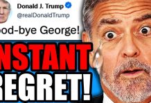 George Clooney PANICS As Trump Attack BACKFIRES In HILARIOUS WAY – The Left LOSE THEIR SH*T
