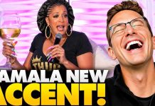 CRINGE: Drunk Kamala Harris Does New Black Accent LIVE On Stage — Crowd Gasps…