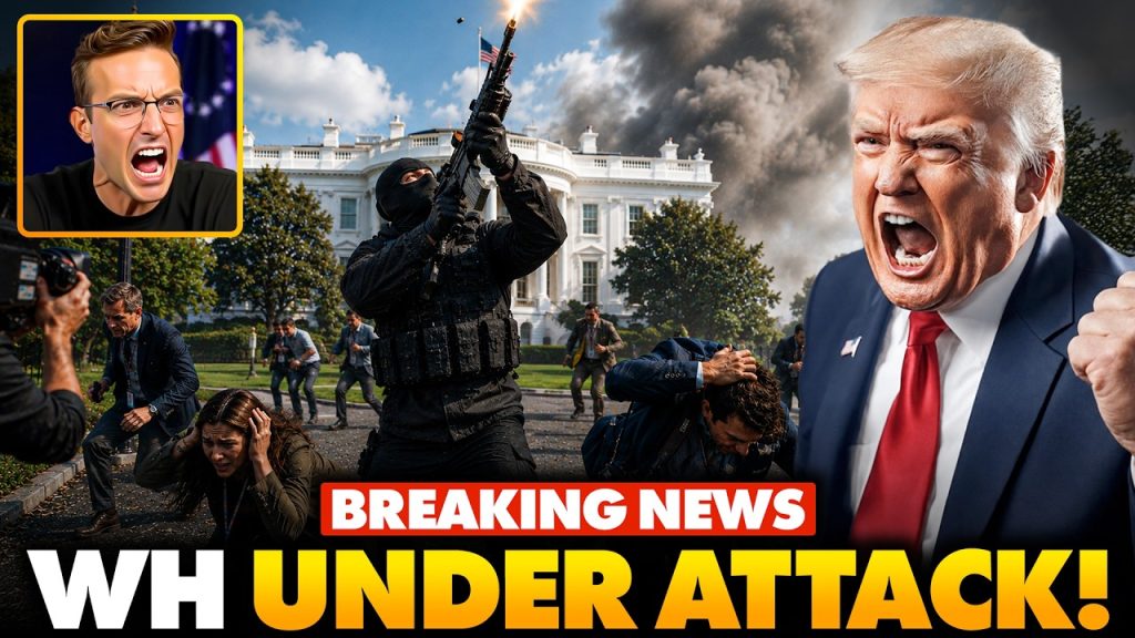 Gunman STORMS White House, Opens Fire While Trump in The Building | Assassination…