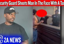 Security Guard Shoots Man In The Face With A Taser Security Guard Shoots Man In The Face With A Taser