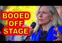 Virginia Governor Abigail Spanberger HECKLED & BOOED Off Stage…..