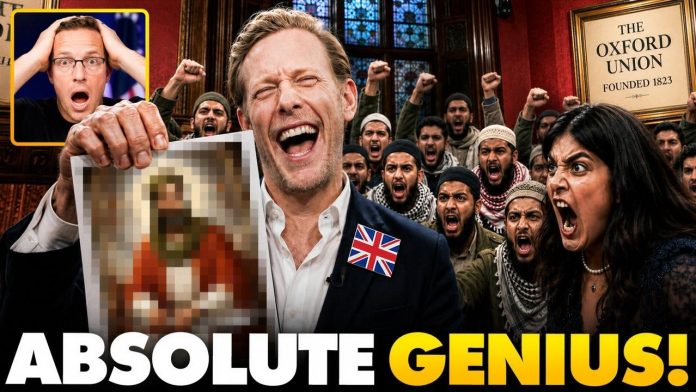 He Holds Up A Photo of ‘Mohammed’ in Fromt of Angry Muslims in the U.K…What Happens Next is Pure🔥