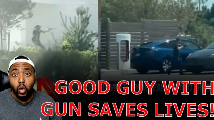 STUNNING NEW VIDEO Shows Cowboy Hero TAKING On RAMPAGING IN N OUT Idaho Mass Shooter!