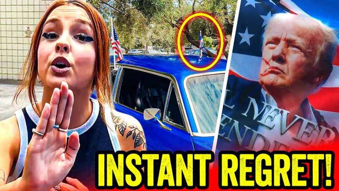 CRAZY Liberal CALLS COPS On Veteran Over His American Flag, Then THIS HAPPENED…