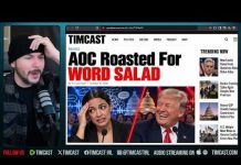 AOC ROASTED For Weird WORD SALAD At Rally
