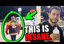 People noticed something VERY PECULIAR about this man in the background…..